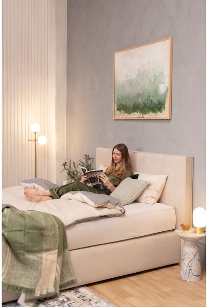 Béžová boxspring postel 180x200 cm Olia Bold – Bonami Selection