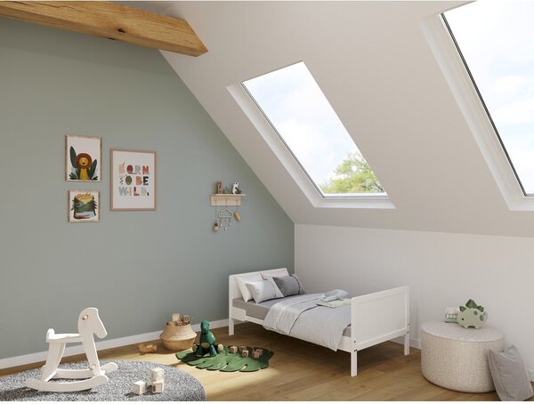 Bílá postýlka z masivního dřeva 70x140 cm Alkmaar – Germania