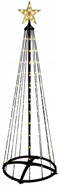 Vánoční stromek Koopman svítící venkovní dekorace 210 cm 10 W