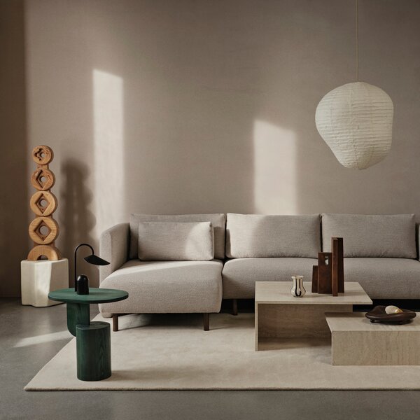 FERM LIVING Koberec Stille Tufted, Ash Brown, 140 x 200 cm