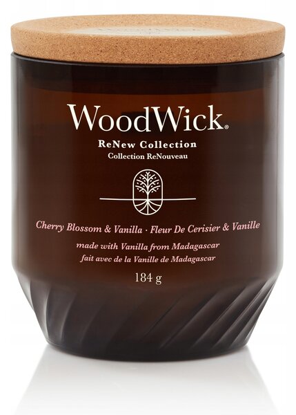 Sójová vonná svíčka CHERRY BLOSSOM & VANILLA Woodwick 1 ks