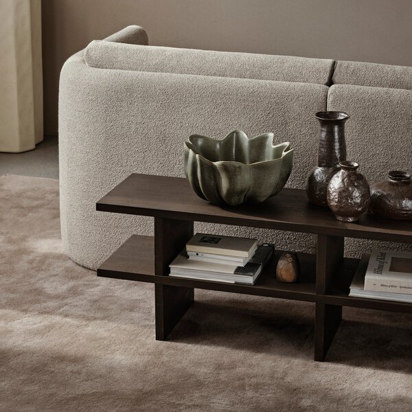 FERM LIVING Koberec Stille Tufted, Ash Brown, 140 x 200 cm