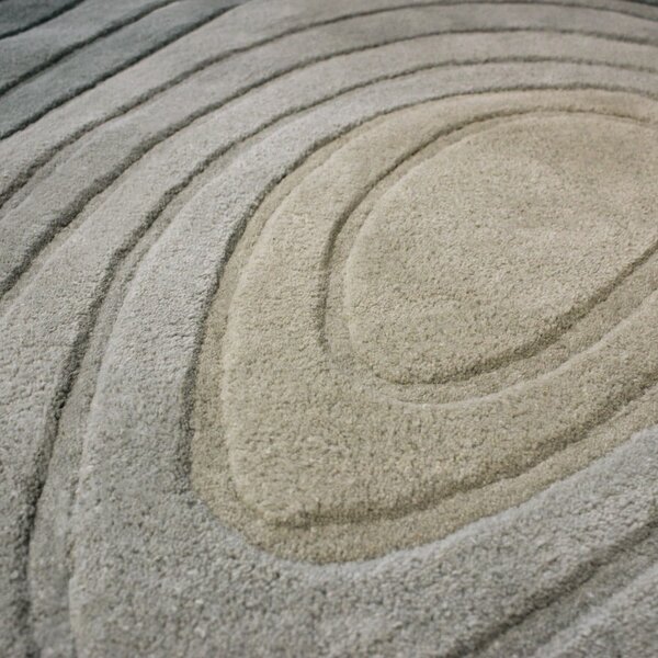 Modrý vlněný koberec 160x230 cm Puddle Ombre Wool – Flair Rugs