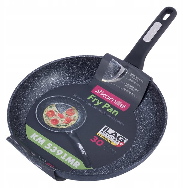 Tradiční pánev Kamille 30 cm s mramorovým povrchem