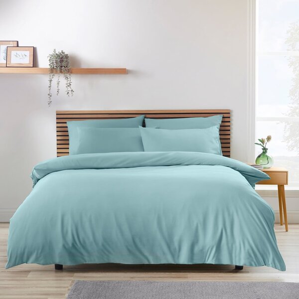 Modré povlečení na dvoulůžko 200x200 cm So Soft Easy Iron – Catherine Lansfield