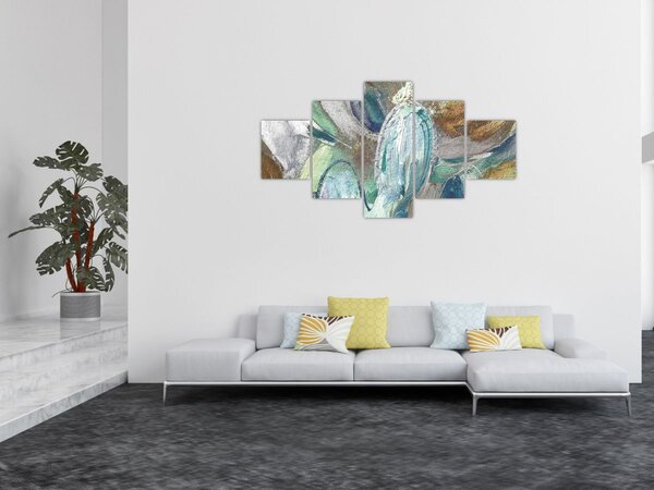 Obraz - Abstraktní malba postavy (125x70 cm)