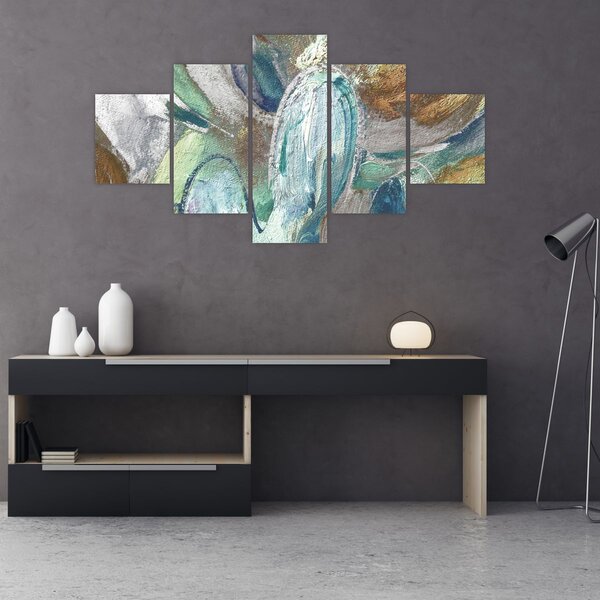 Obraz - Abstraktní malba postavy (125x70 cm)