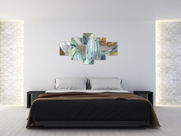 Obraz - Abstraktní malba postavy (125x70 cm)