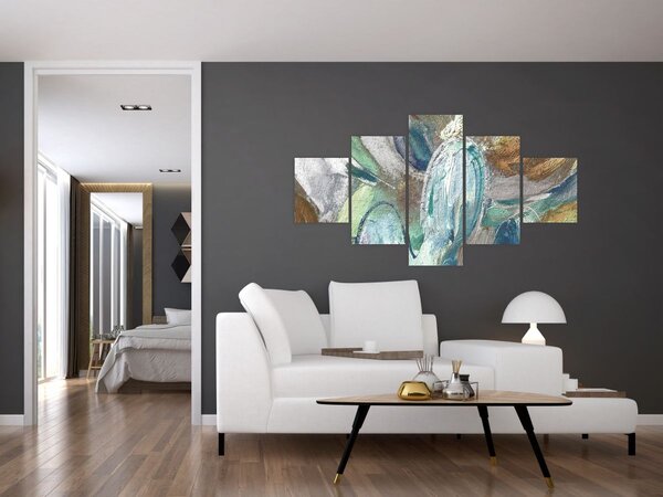 Obraz - Abstraktní malba postavy (125x70 cm)