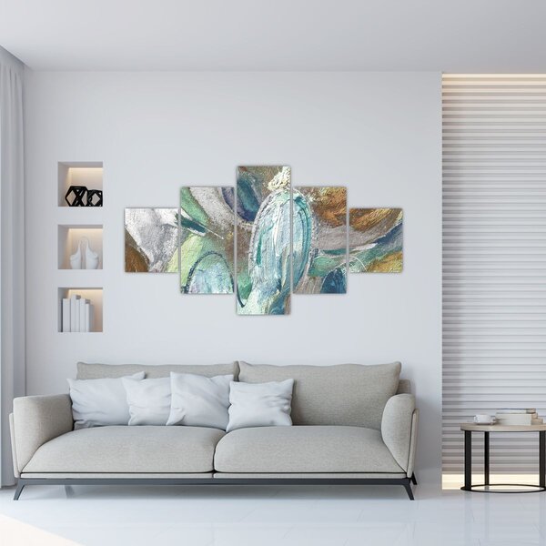 Obraz - Abstraktní malba postavy (125x70 cm)