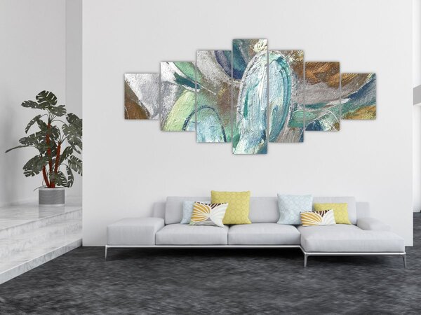 Obraz - Abstraktní malba postavy (210x100 cm)