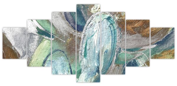 Obraz - Abstraktní malba postavy (210x100 cm)