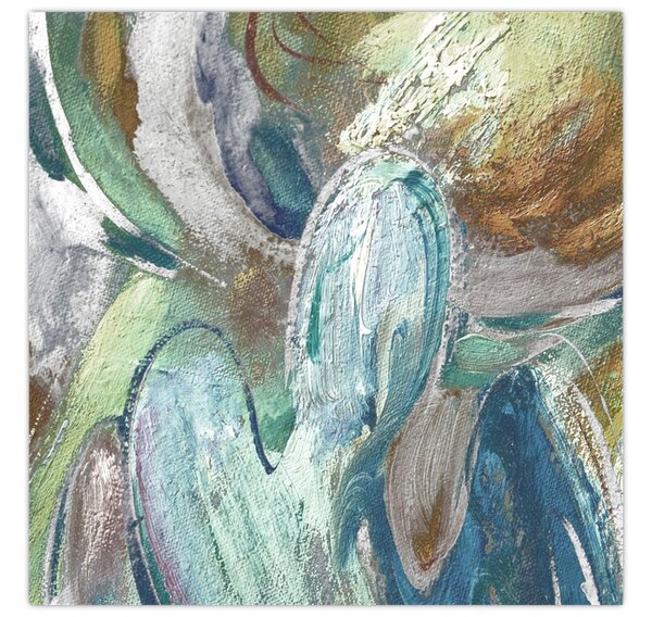 Obraz - Abstraktní malba postavy (30x30 cm)