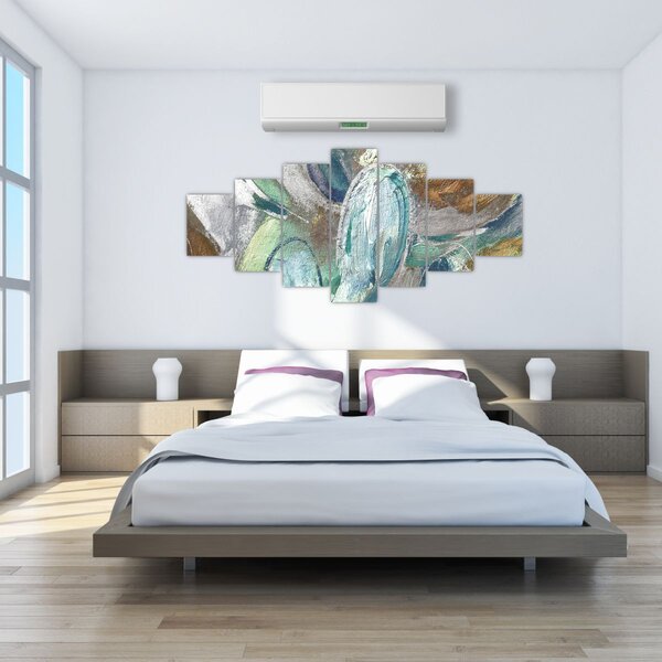 Obraz - Abstraktní malba postavy (210x100 cm)