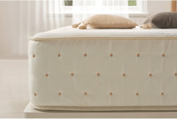 Tvrdá/středně tvrdá oboustranná pěnová matrace 200x200 cm Premium Cashmere – Moonia