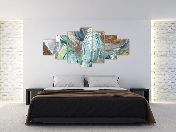 Obraz - Abstraktní malba postavy (210x100 cm)