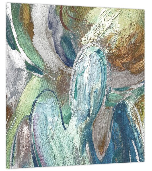 Obraz - Abstraktní malba postavy (30x30 cm)
