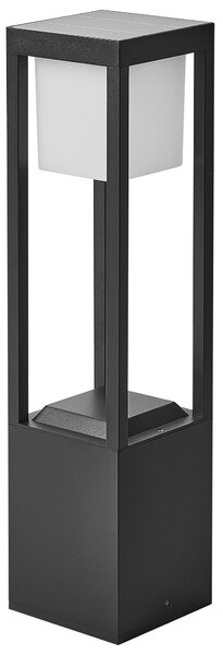 Solární venkovní LED sloupková lampa LOON Černá