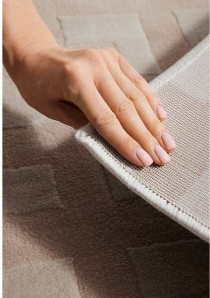 Béžový běhoun 80x240 cm Perles Onyx – Elle Decoration