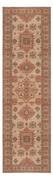 Ručně tkaný koberec s příměsí juty v růžové a terakotové barvě 60x230 cm Lana Jute – Flair Rugs