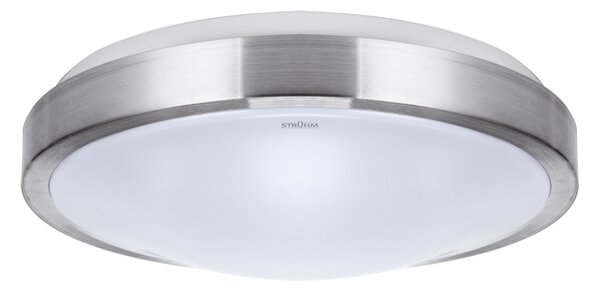 STRUHM Stropní Svítidlo kulatý stříbrný kov ALEX 24W 38 Cm