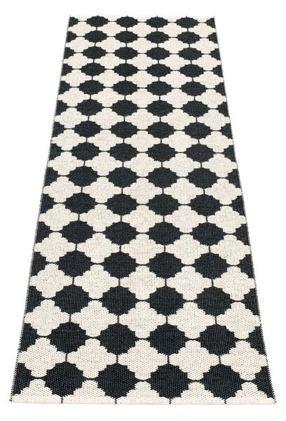 Černo-bílý vnitřní a venkovní běhoun 70x225 cm Marre Black Coral – Pappelina