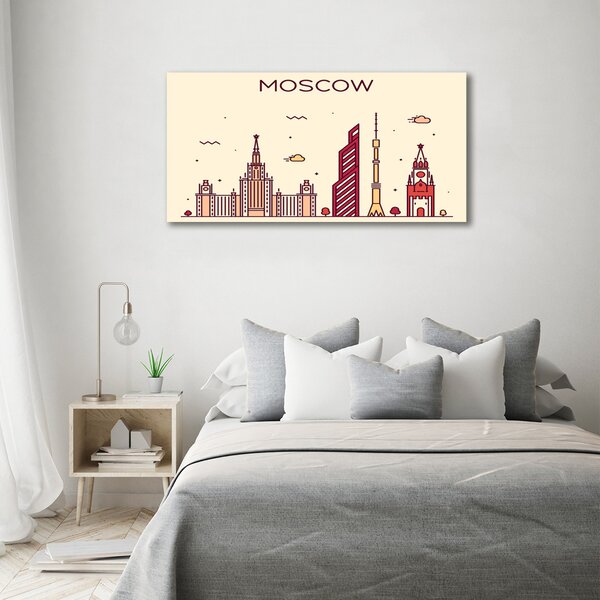 Fotoobraz na skle Moskva domy osh-88965141