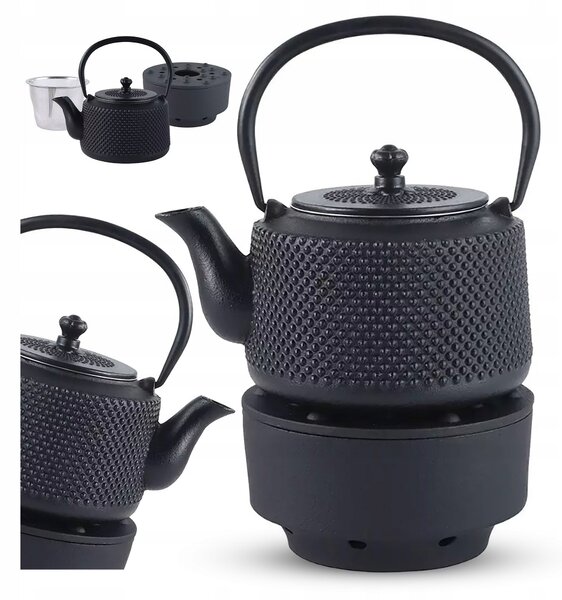 Kinghoff čajník litinový s ohřívačem 800ml KH-1847