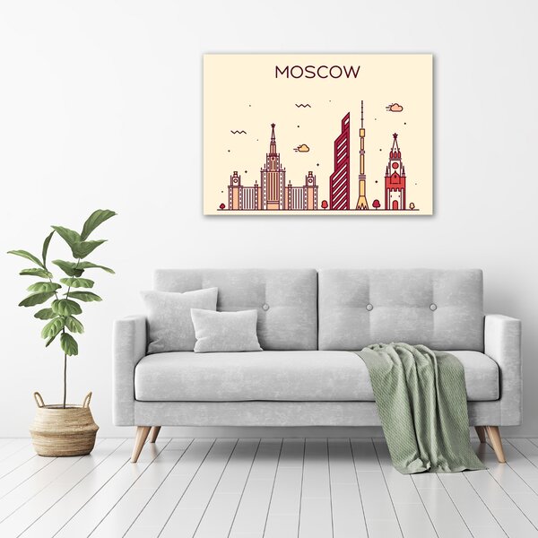 Fotoobraz na skle Moskva domy osh-88965141
