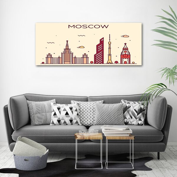 Fotoobraz na skle Moskva domy osh-88965141