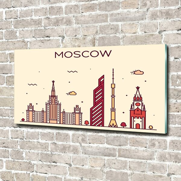 Fotoobraz na skle Moskva domy osh-88965141
