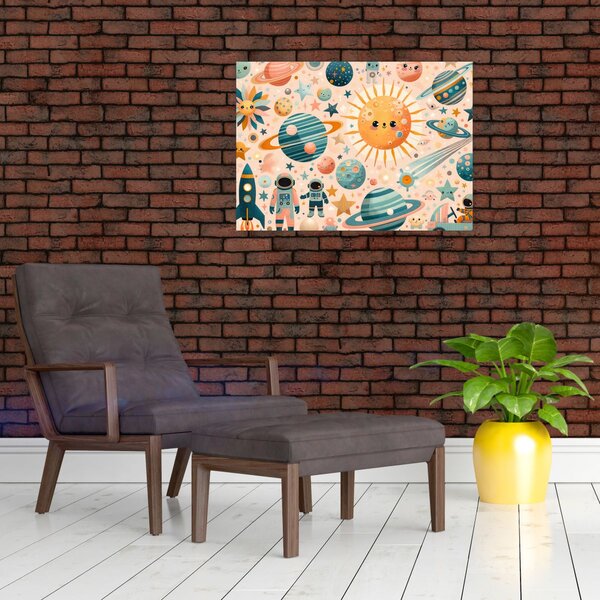 Obraz - Kousky z vesmíru (70x50 cm)
