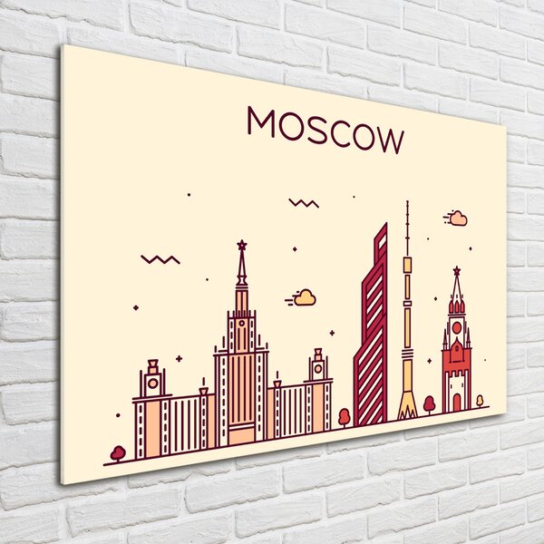 Fotoobraz na skle Moskva domy osh-88965141