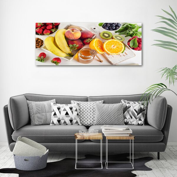 Moderní obraz canvas na rámu Ovoce a med oc-88970810