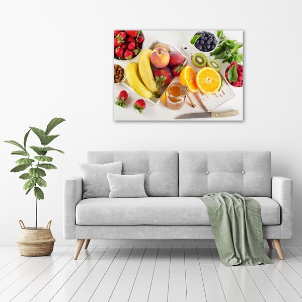 Moderní obraz canvas na rámu Ovoce a med oc-88970810