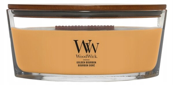 Sójová vonná svíčka Golden Bourbon Woodwick 1 ks