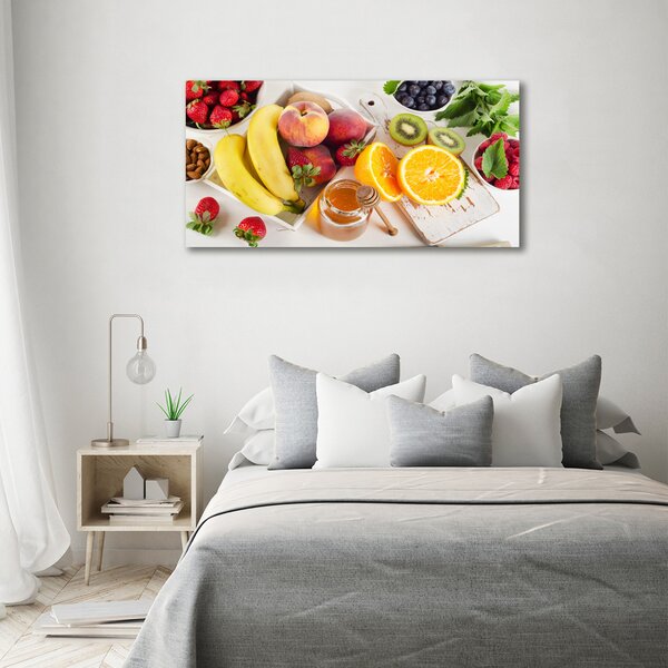 Moderní obraz canvas na rámu Ovoce a med oc-88970810