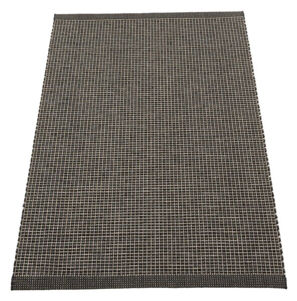 Antracitový vnitřní a venkovní koberec 70x120 cm Emm Black Linen – Pappelina