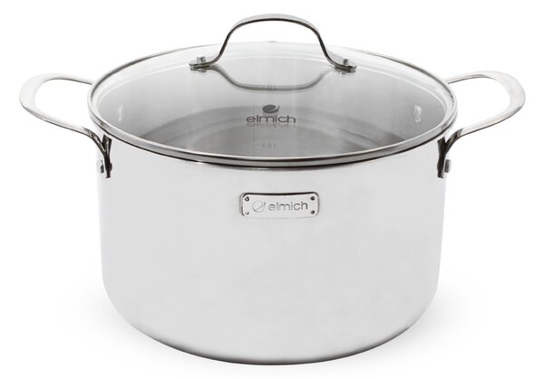 Elmich Třívrstvý nerezový hrnec na indukci Trimax 26 cm (8 l)