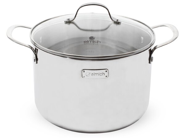 Elmich Třívrstvý nerezový hrnec na indukci Trimax 28 cm (12 l)