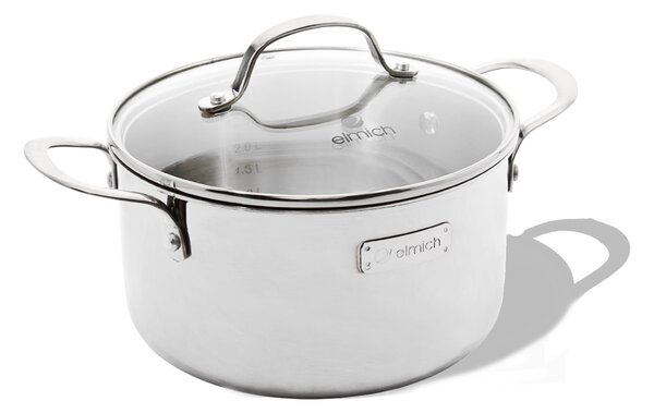 Elmich Třívrstvý nerezový hrnec na indukci Trimax 20 cm (3.5 l)