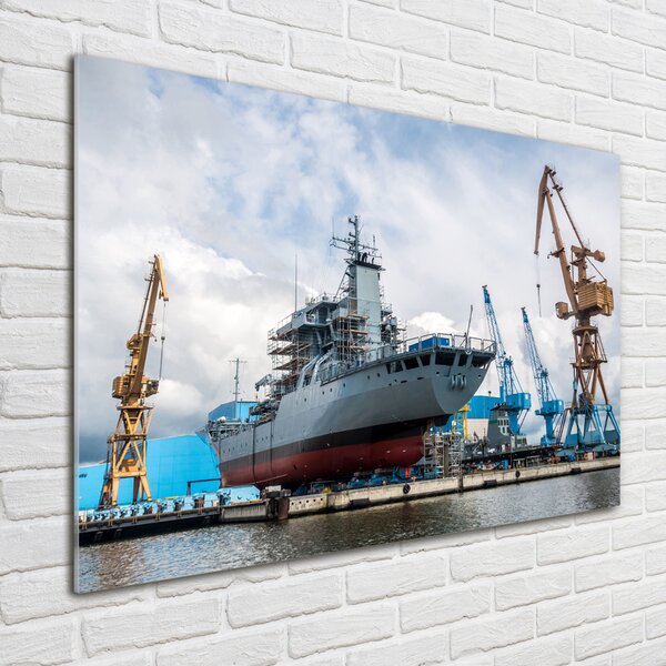 Foto obraz fotografie na skle Dok loď osh-89063954