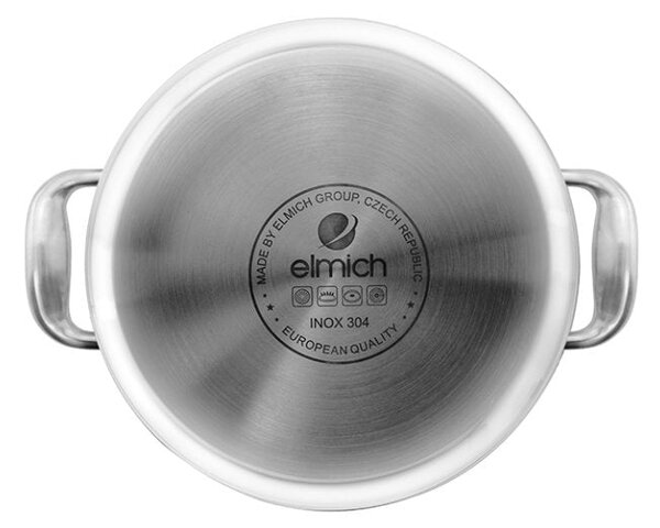 Elmich Třívrstvý nerezový hrnec na indukci Trimax XS 26 cm (8 l)