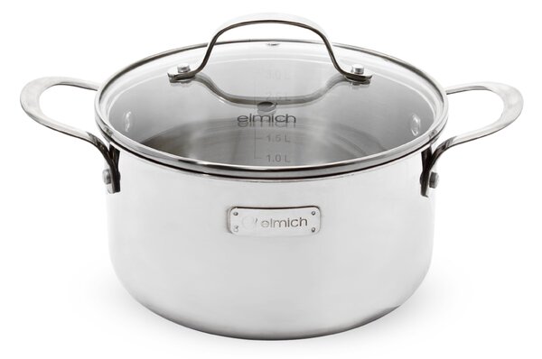 Elmich Třívrstvý nerezový hrnec na indukci Trimax 20 cm (3.5 l)