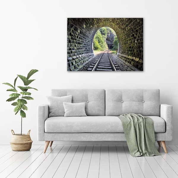 Foto obraz na plátně Železniční tunel oc-89174539
