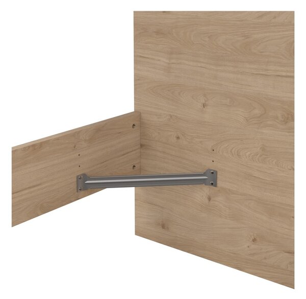 Dvoulůžková postel v dekoru dubu v přírodní barvě 160x200 cm Naia – Tvilum