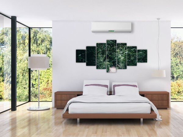 Obraz - Cesta lesem (210x100 cm)