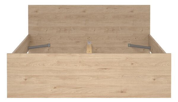 Dvoulůžková postel v dekoru dubu v přírodní barvě 160x200 cm Naia – Tvilum