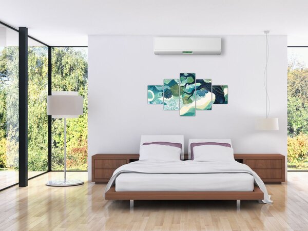 Obraz - Zelená koruna stromu života (125x70 cm)