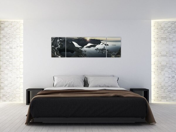 Obraz - Norské pohoří (170x50 cm)